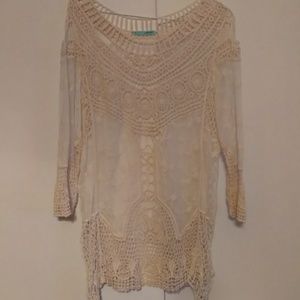 Sheer Lace Top